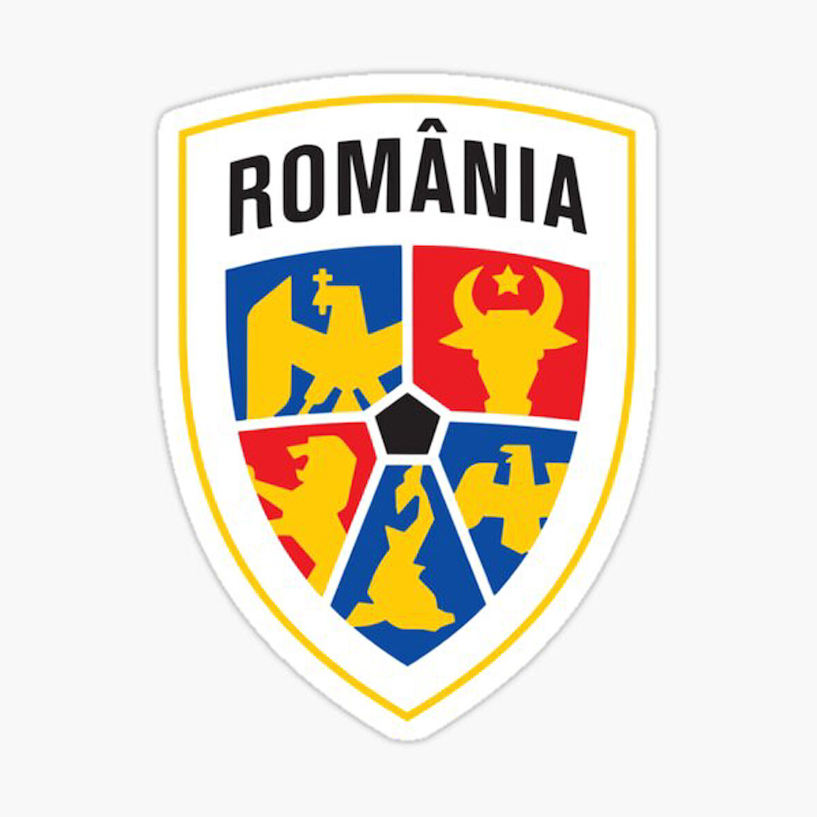 Romanya Romania Sticker Yapıştırma Etiket 19CM