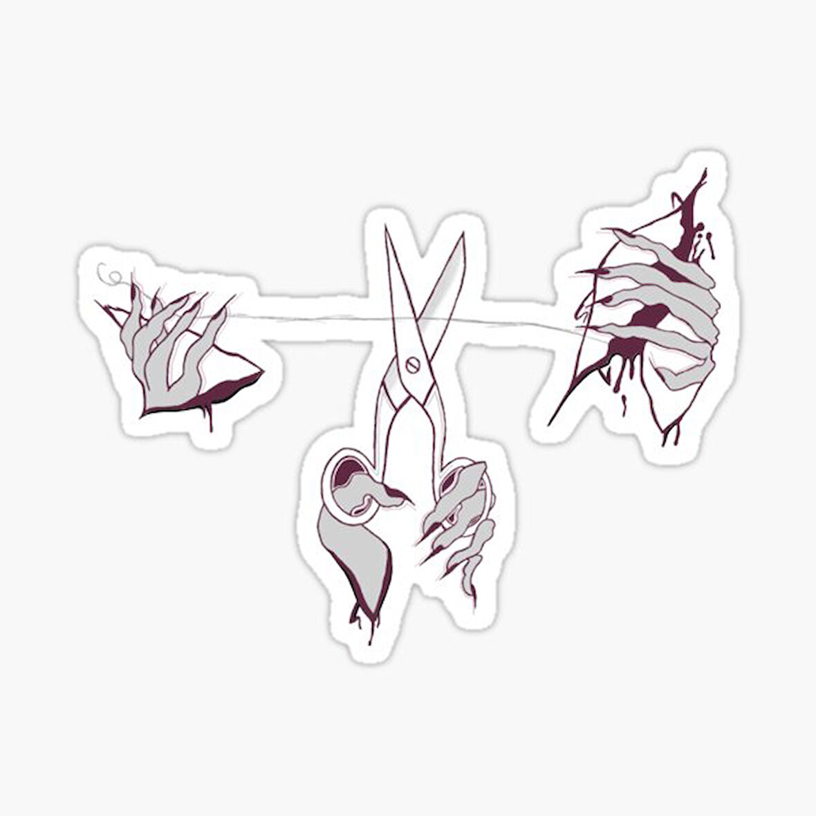 The Three Fates Greek Mythology Sticker Etiket 19CM
