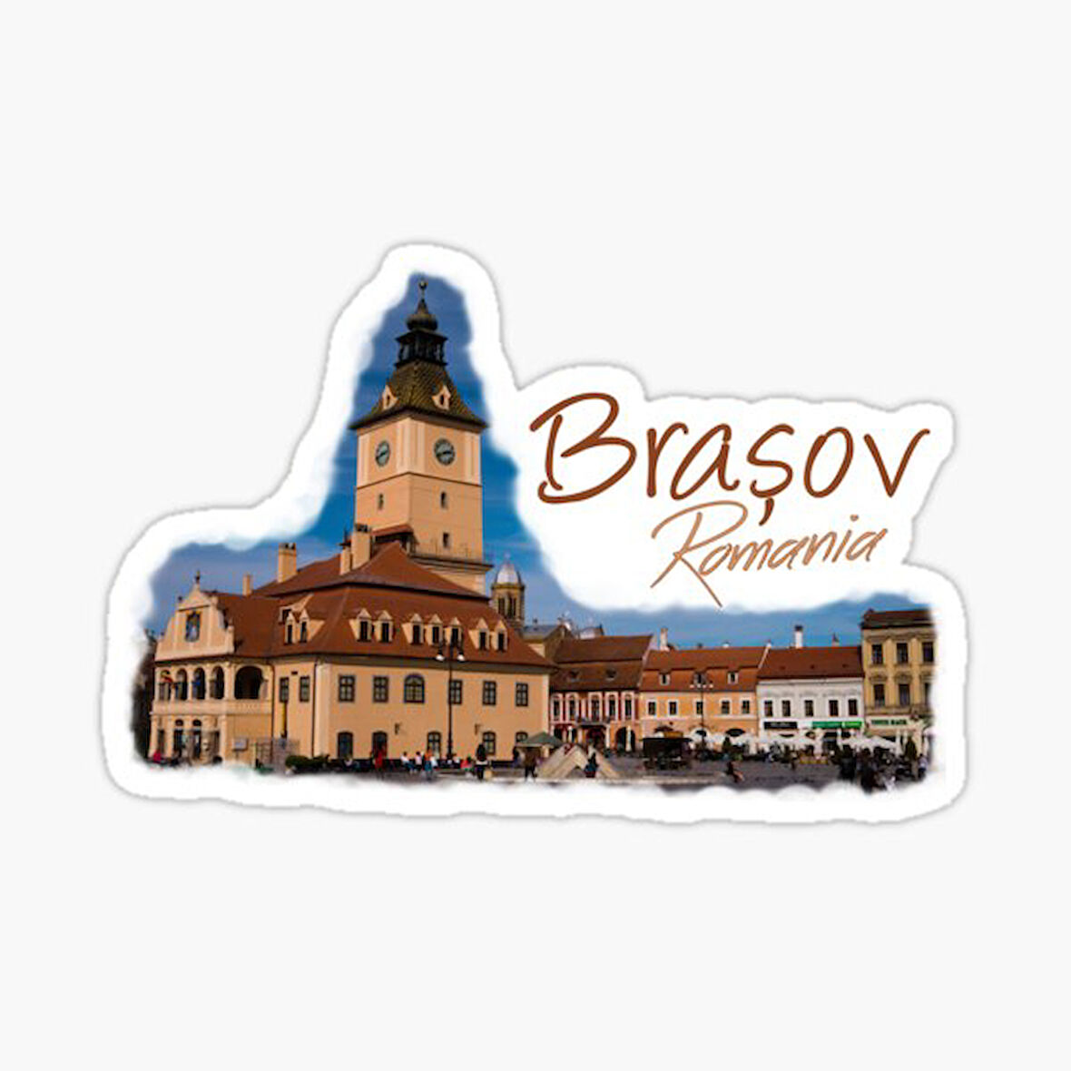 Transalpina Romania Sticker Yapıştırma Etiket 19CM