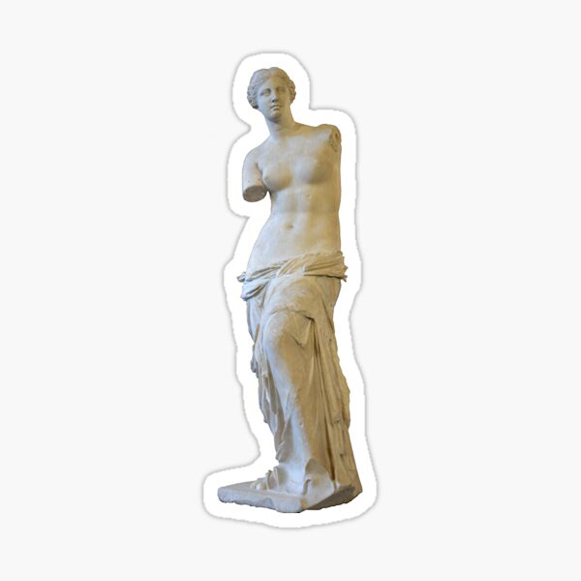 Venus de Milo Sticker Yapıştırma Etiket 18CM