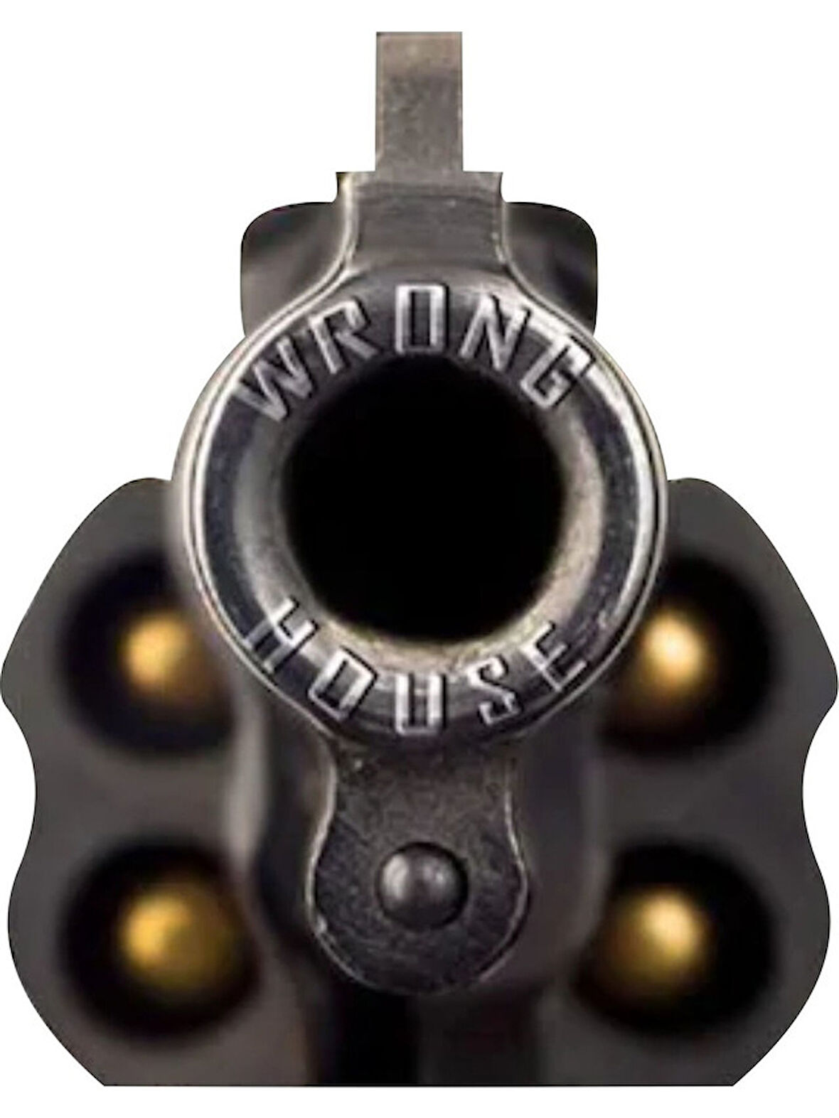 Wrong House Yanlış Ev Sticker Yapıştırma Etiket 19CM