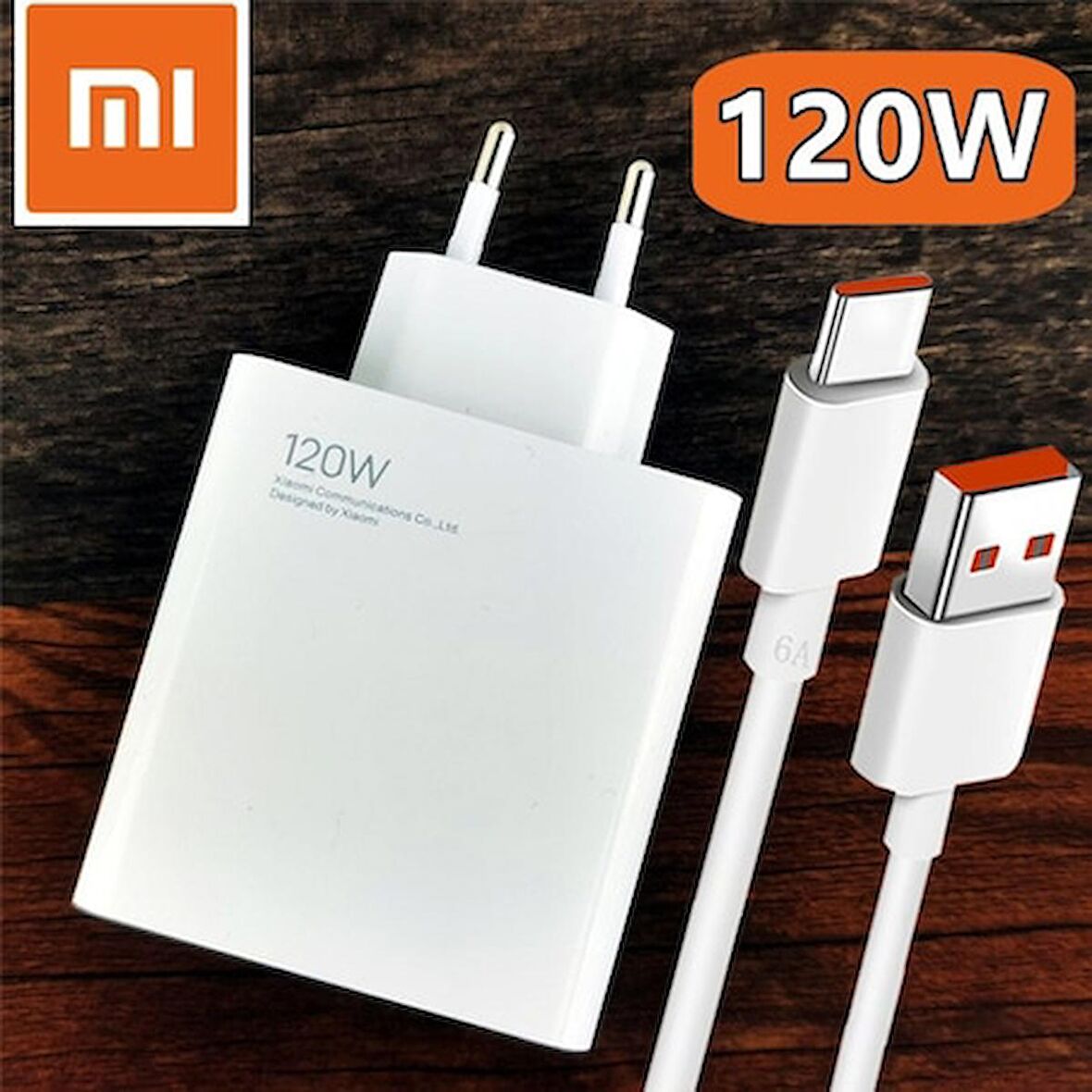 Axya Xiaomi 120w Süper  Turbo Şarj  Cihazı Aleti 120w 6A MYD-13-EE