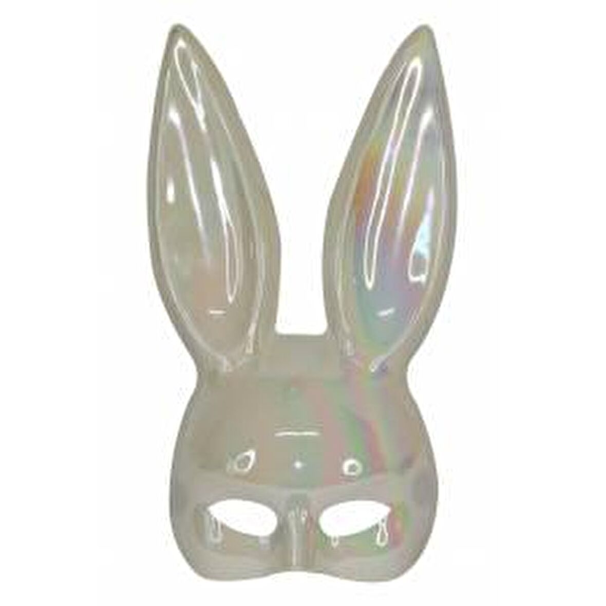 KULAKLI TAVŞAN  BUNNY MASKE HOLOGRAMLI KREM BEYAZ