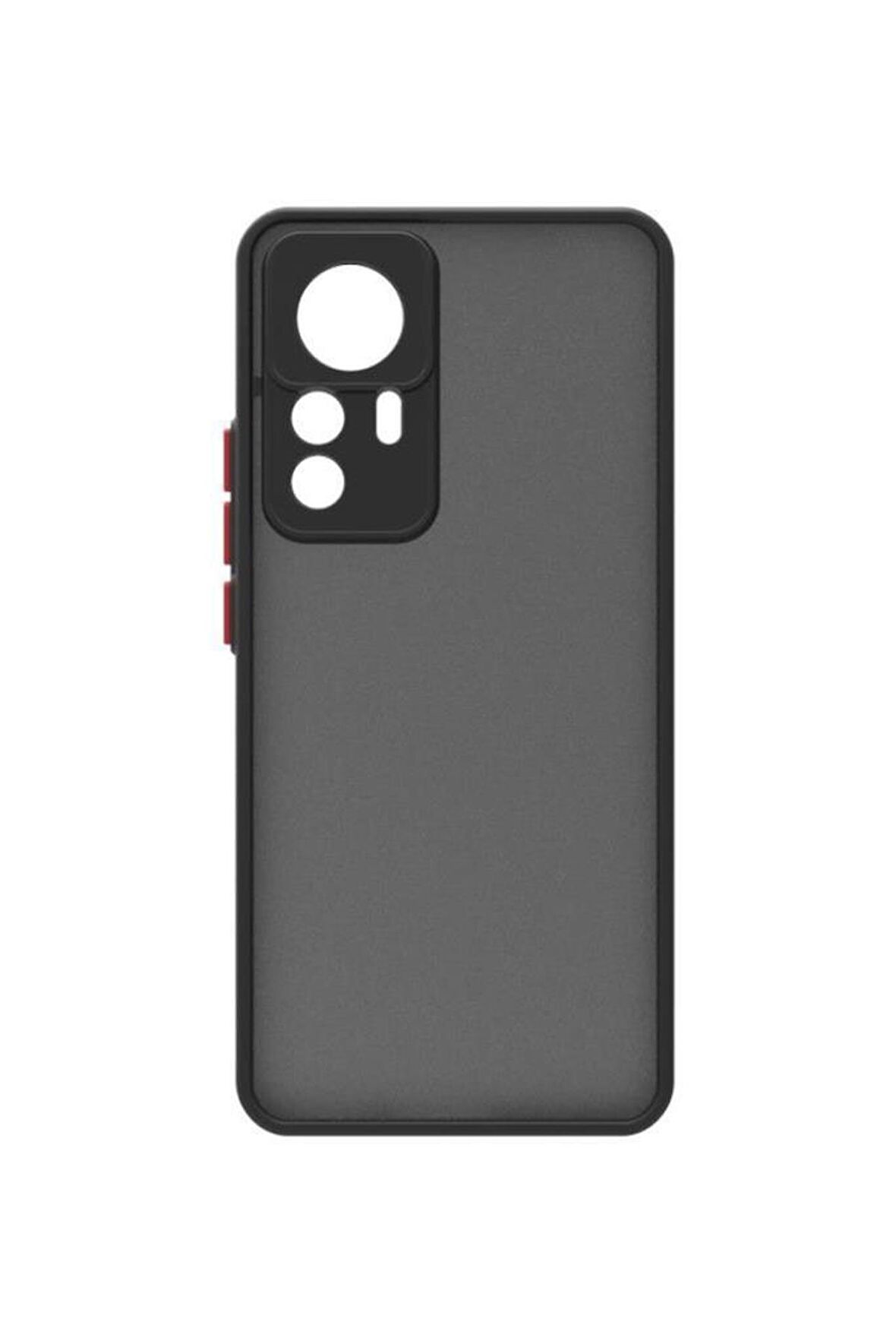 Xiaomi Mi 12T Pro Kılıf Mat Yüzey Kamera Korumalı Silikon