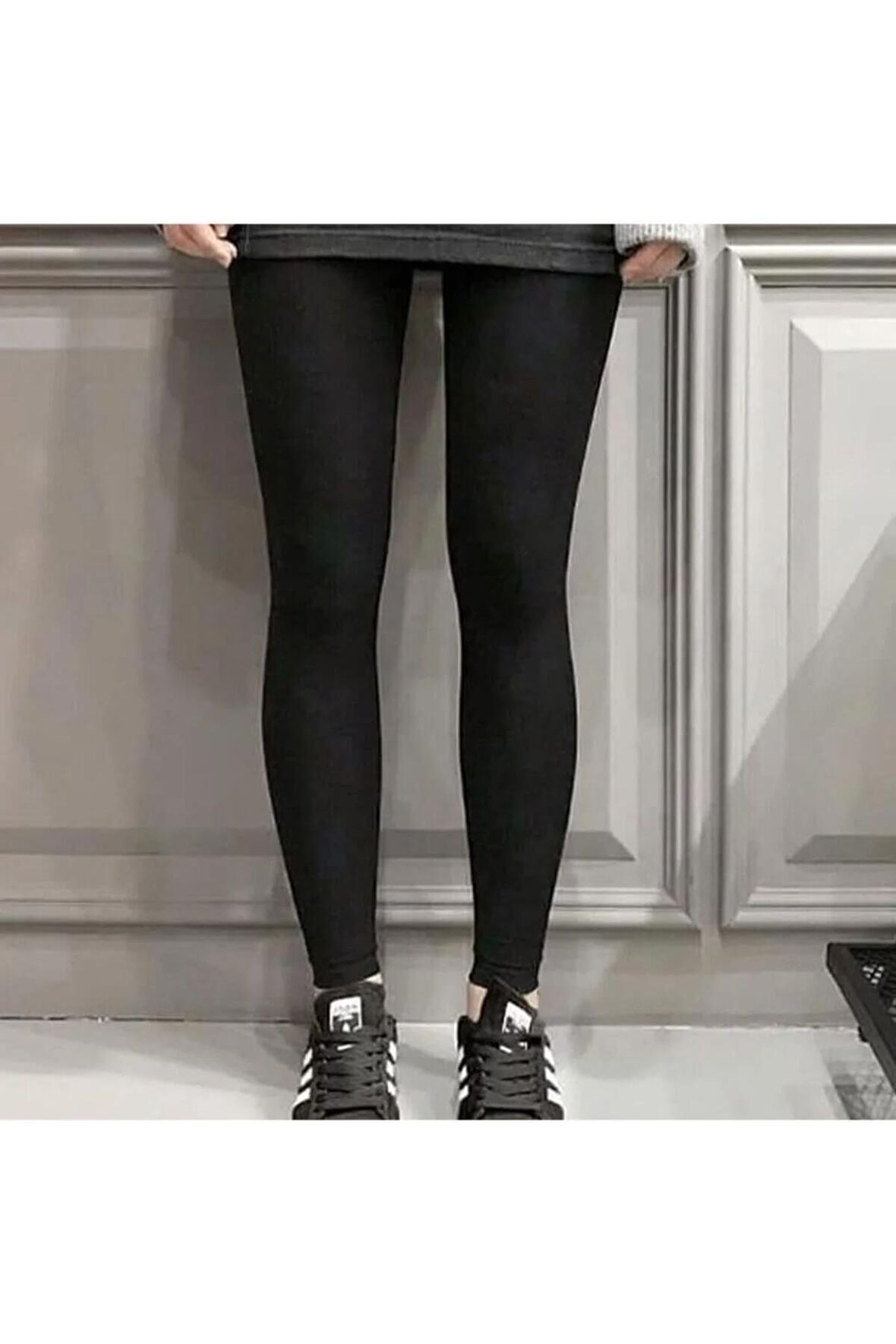 Kadın Siyah Korse Tayt