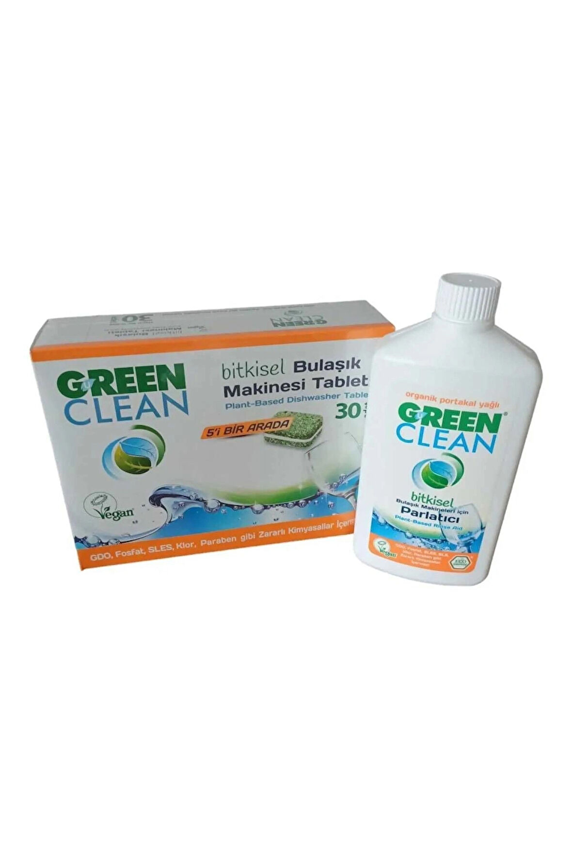 U Green Clean Green Clean Bulaşık Makinesi Tableti 30 Adet+parlatıcı 500 Ml