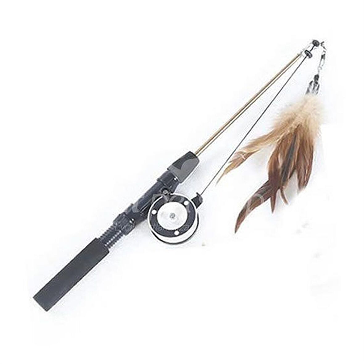 Lion Pet Makaralı Kedi Oltası 43cm