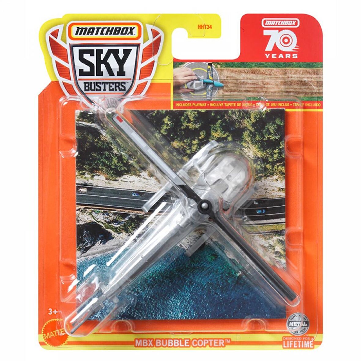 MATTEL MATCHBOX ΑΕΡΟΠΛΑΝΑΚΙ MBX BUBBLE COPTER- HLJ11