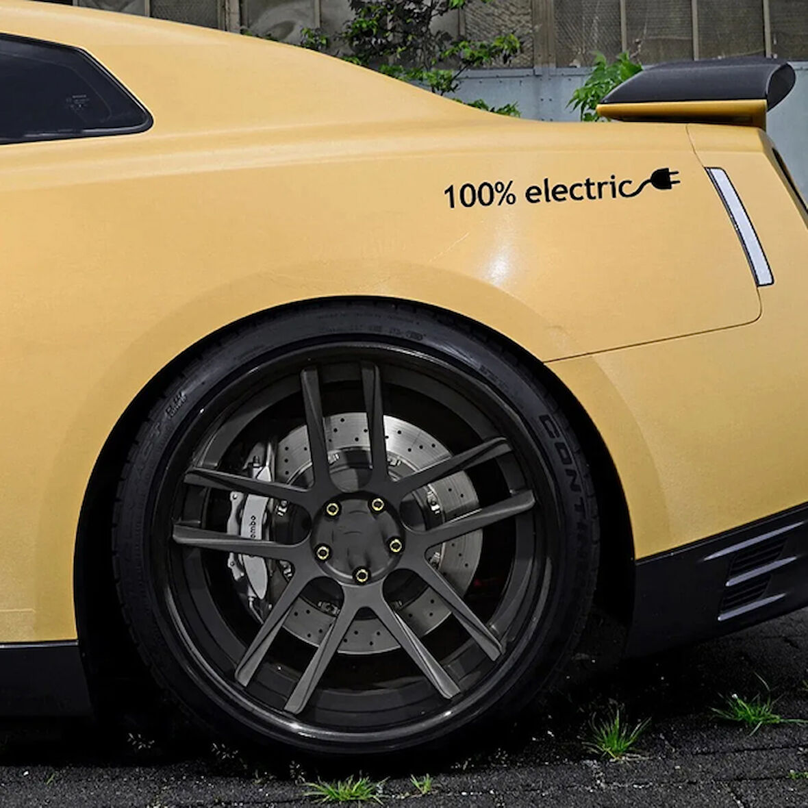 Elektrikli Araba Etiket Aksesuarları Etiket Yapıştırma 2 Adet 20CM