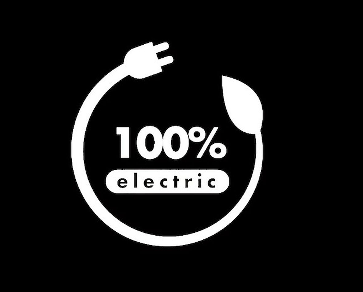 Elektirikli Araç Araba Uyarı Etiketi Beyaz Renk 13CM