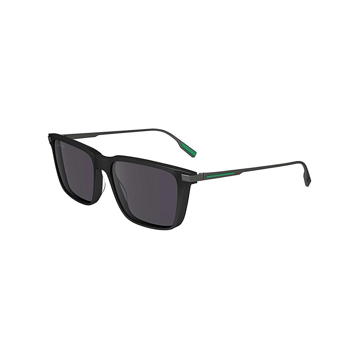 Lacoste L6017S 001 55 Unisex Dikdörtgen Siyah Kemik Güneş Gözlüğü