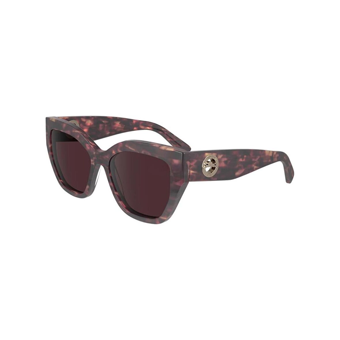 Longchamp LO741S 606 55 Kadın Cat Eye Kırçıllı Kemik Güneş Gözlüğü
