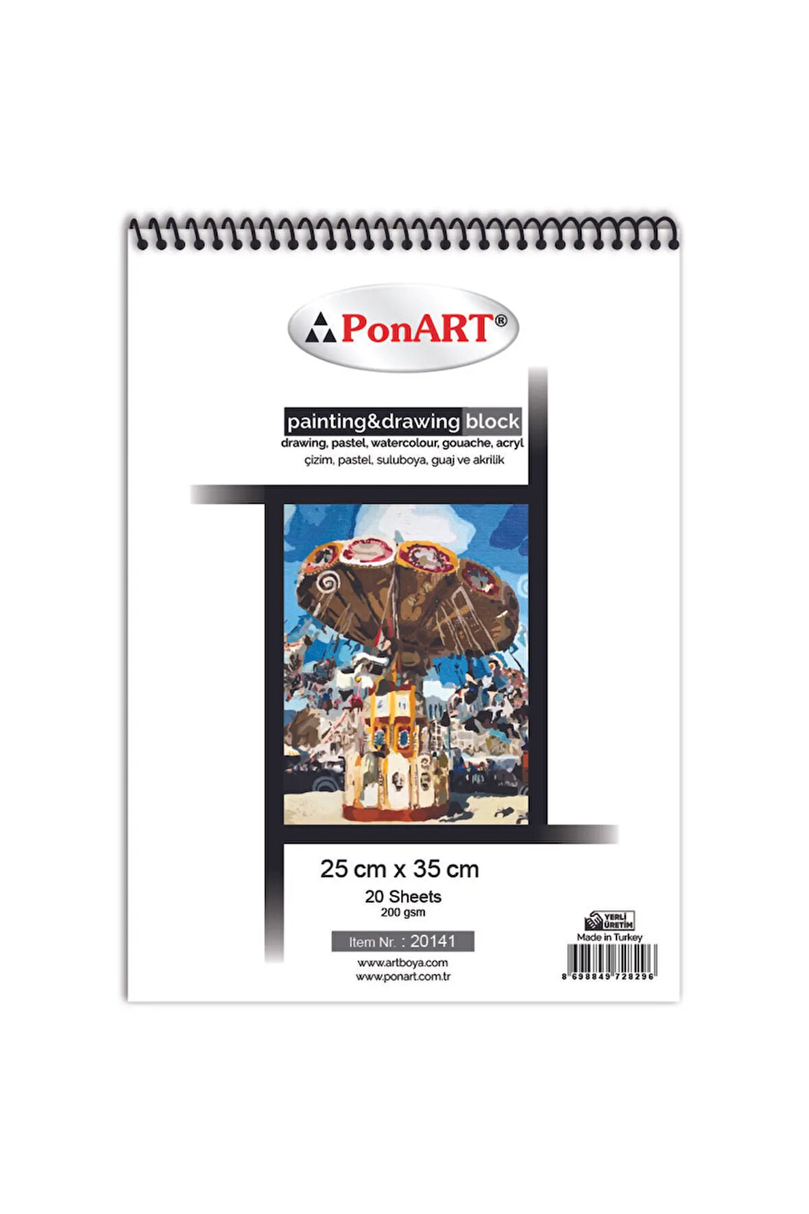 SULUBOYA RESİM DEFTERİ 25X35 PHM-20-141