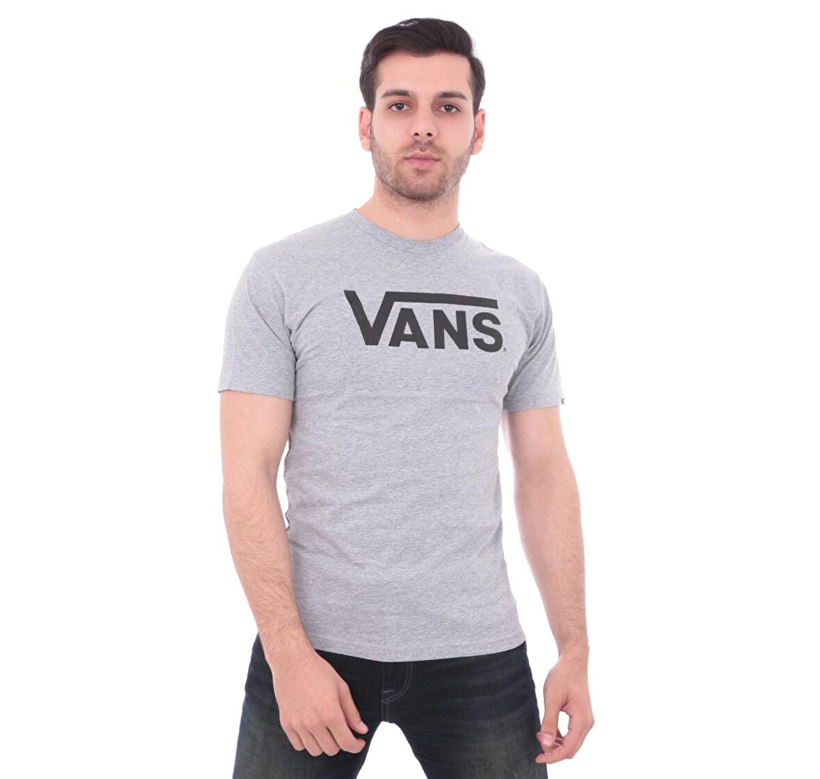 000GGGATJ1-R Vans Classıc Erkek T-Shirt Gri