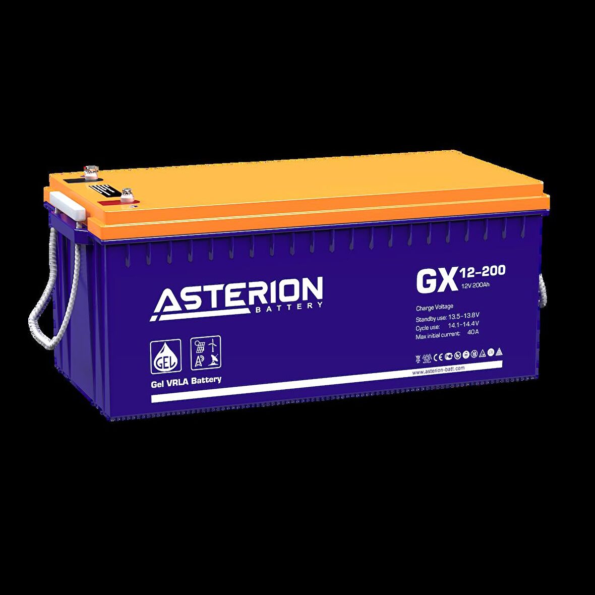 Asterion Delta Jel Akü GX 12v 200 AH