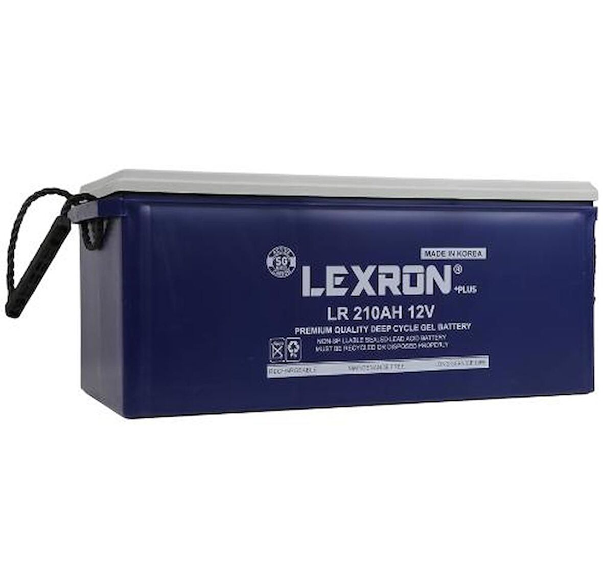 LEXRON 12V 210AH Deep Cycle Karbon Jel Akü