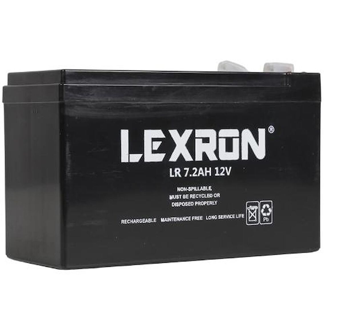 LEXRON 12V 7.2AH UPS Kuru Tip Akü