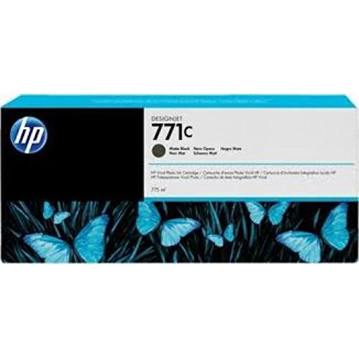 HP 771C Matte Black Mat Siyah 775ML Plotter Kartuşu B6Y07A