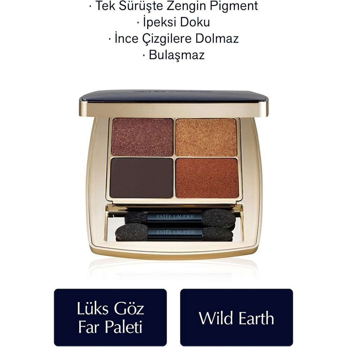 Estee Lauder Pure Color Envy Luxe Eyeshadow Quad 08 Wild Earth