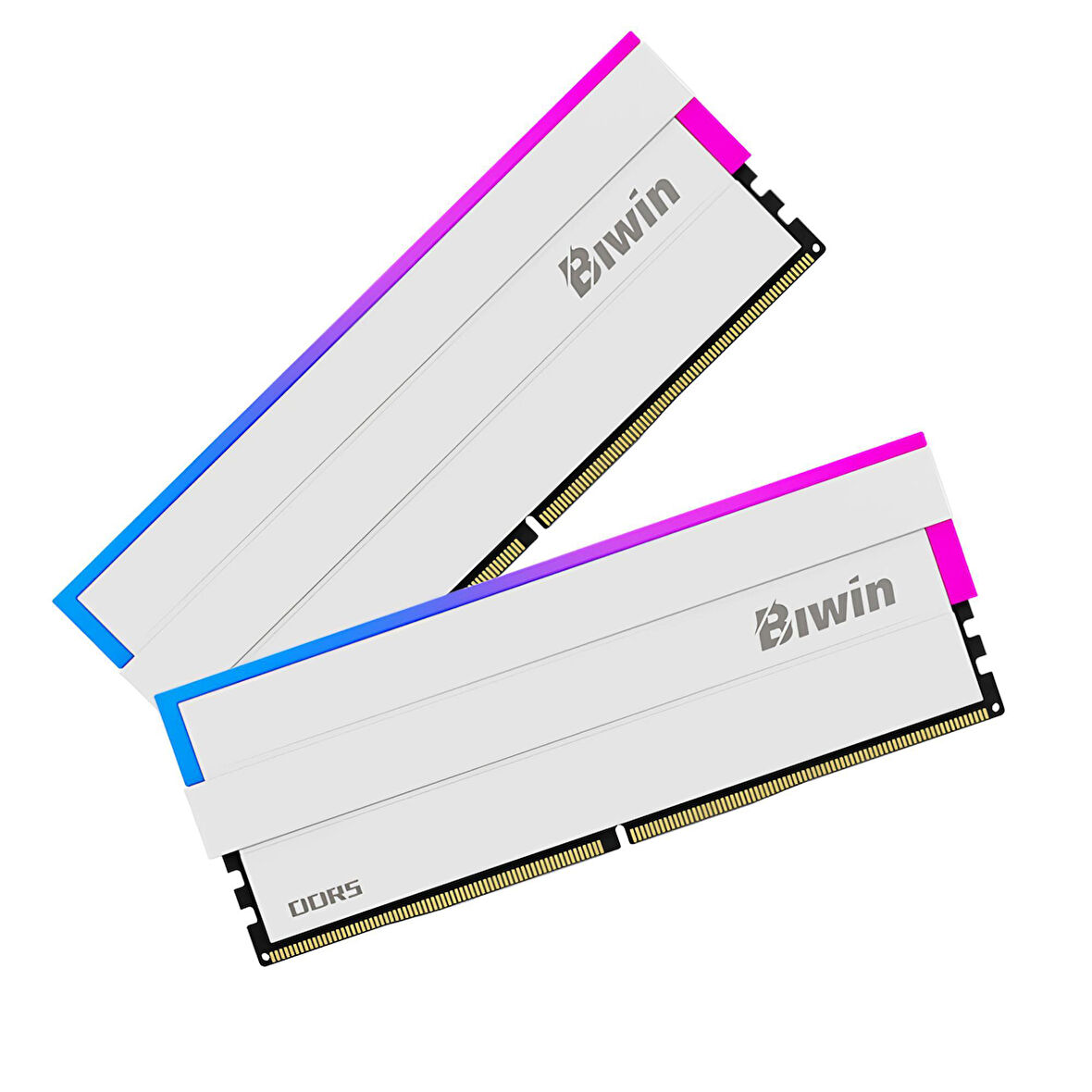 Biwin DW100-CW002 32GB DDR5 6400MHz 2x16GB RGB Masaüstü Ram - Beyaz