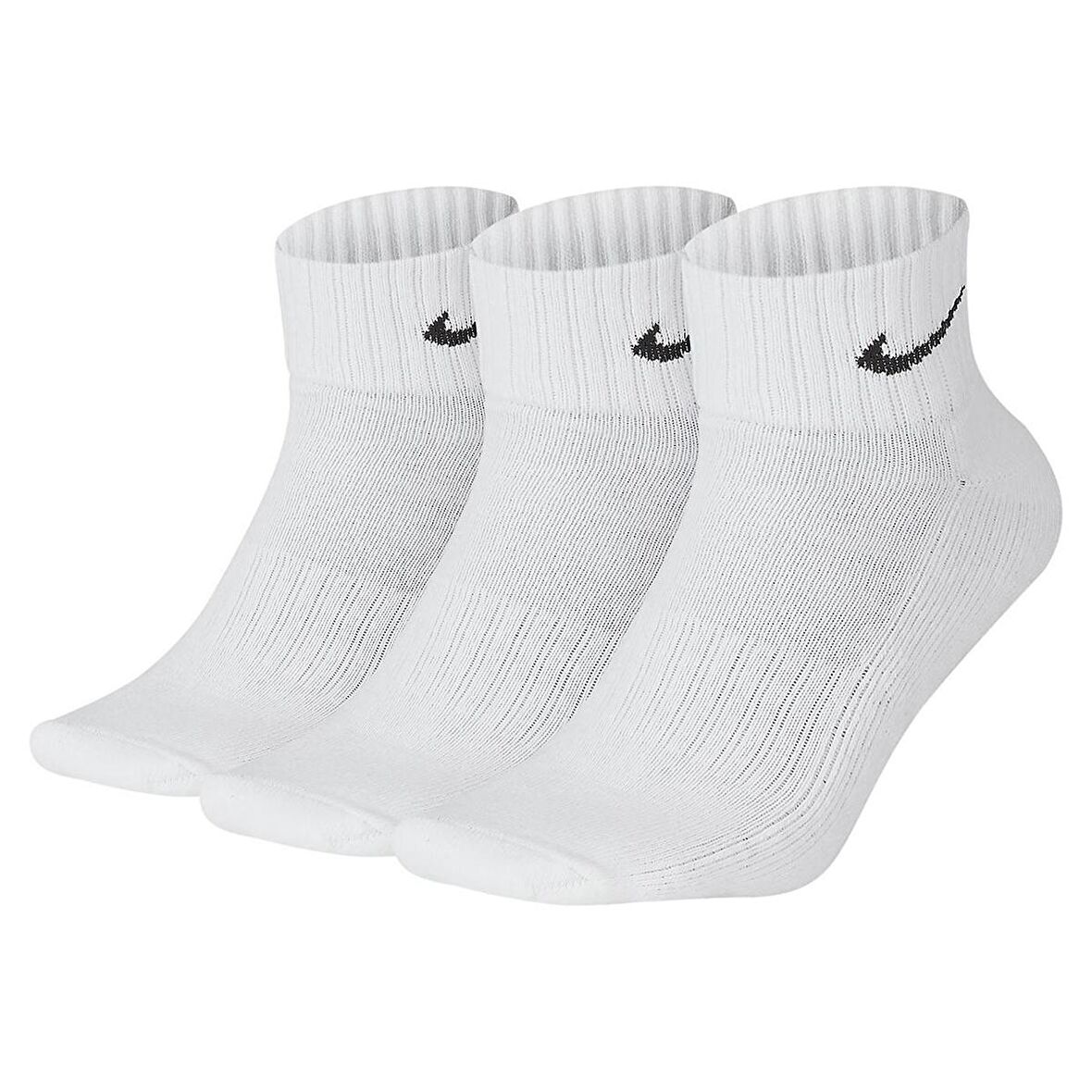 Nike U NK V CUSH ANKLE- 3P VALUE BEYAZ Kadın Çorap