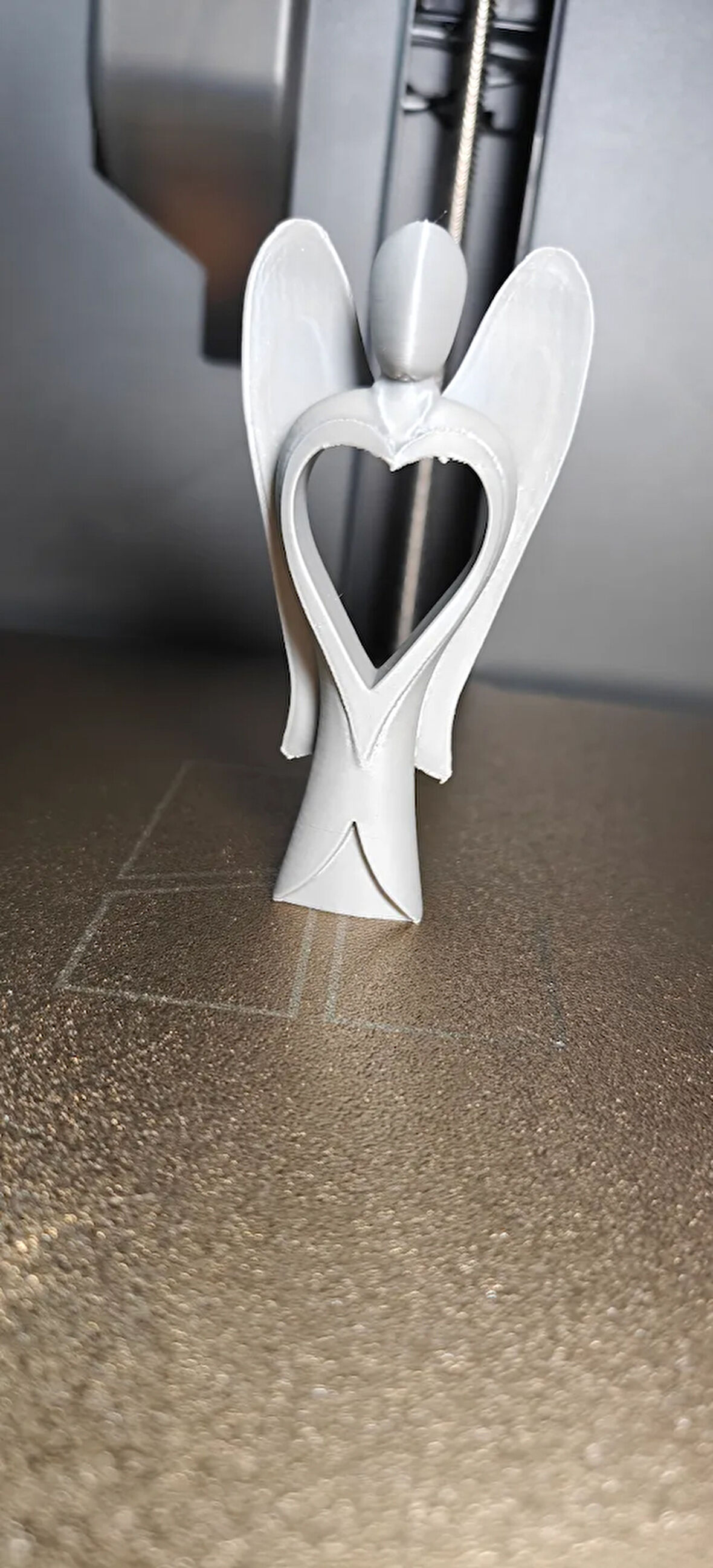 Kanatlı Melek Aşk Dekorasyon Obje 14CM Beyaz Renk