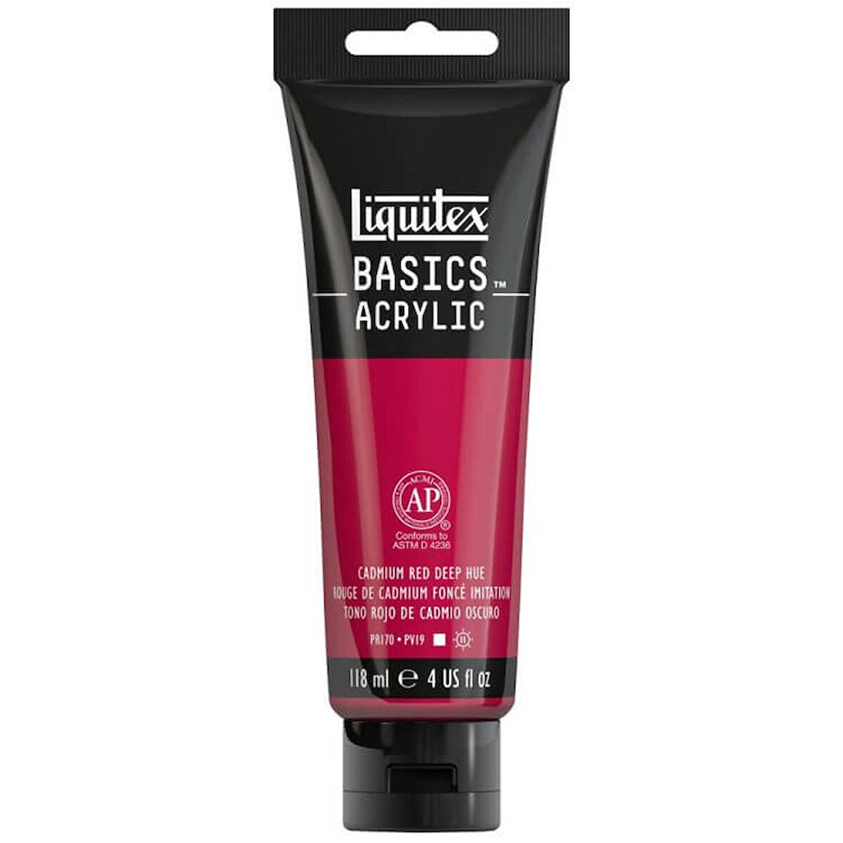 Liquitex Basics Acrylic 118ml Akrilik Boya Cadmium Red Deep Hue 311