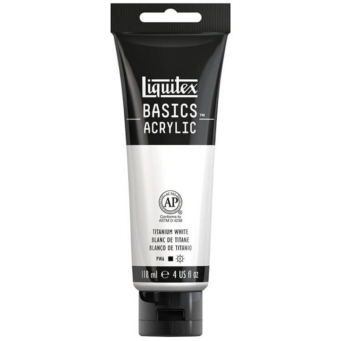 Liquitex Basics Acrylic 118ml Akrilik Boya Titanium White 432