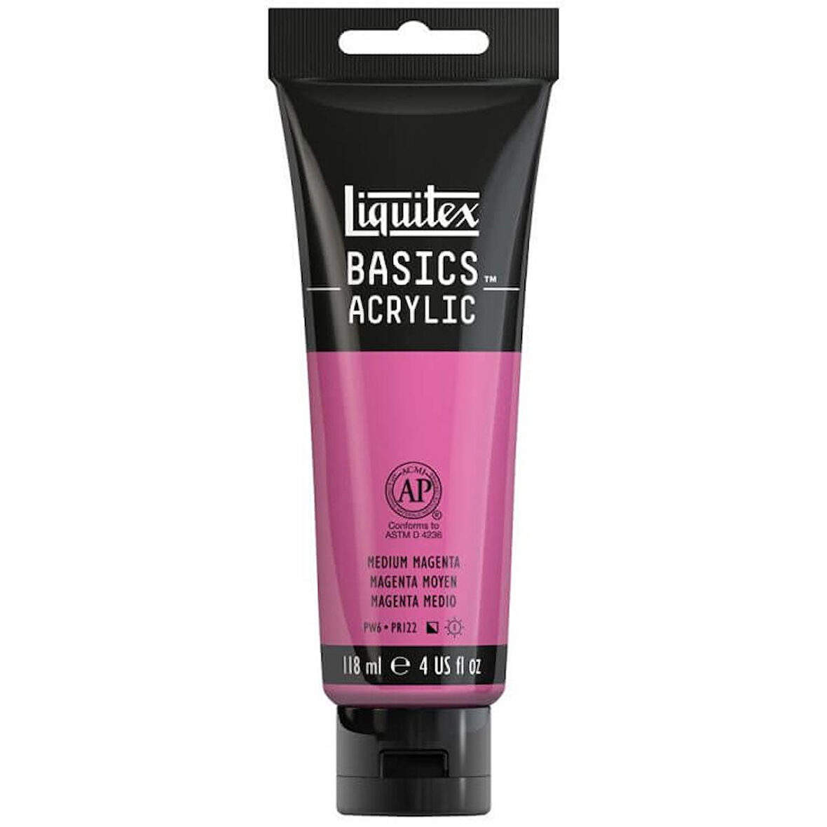 Liquitex Basics Acrylic 118ml Akrilik Boya Magenta Medium 500