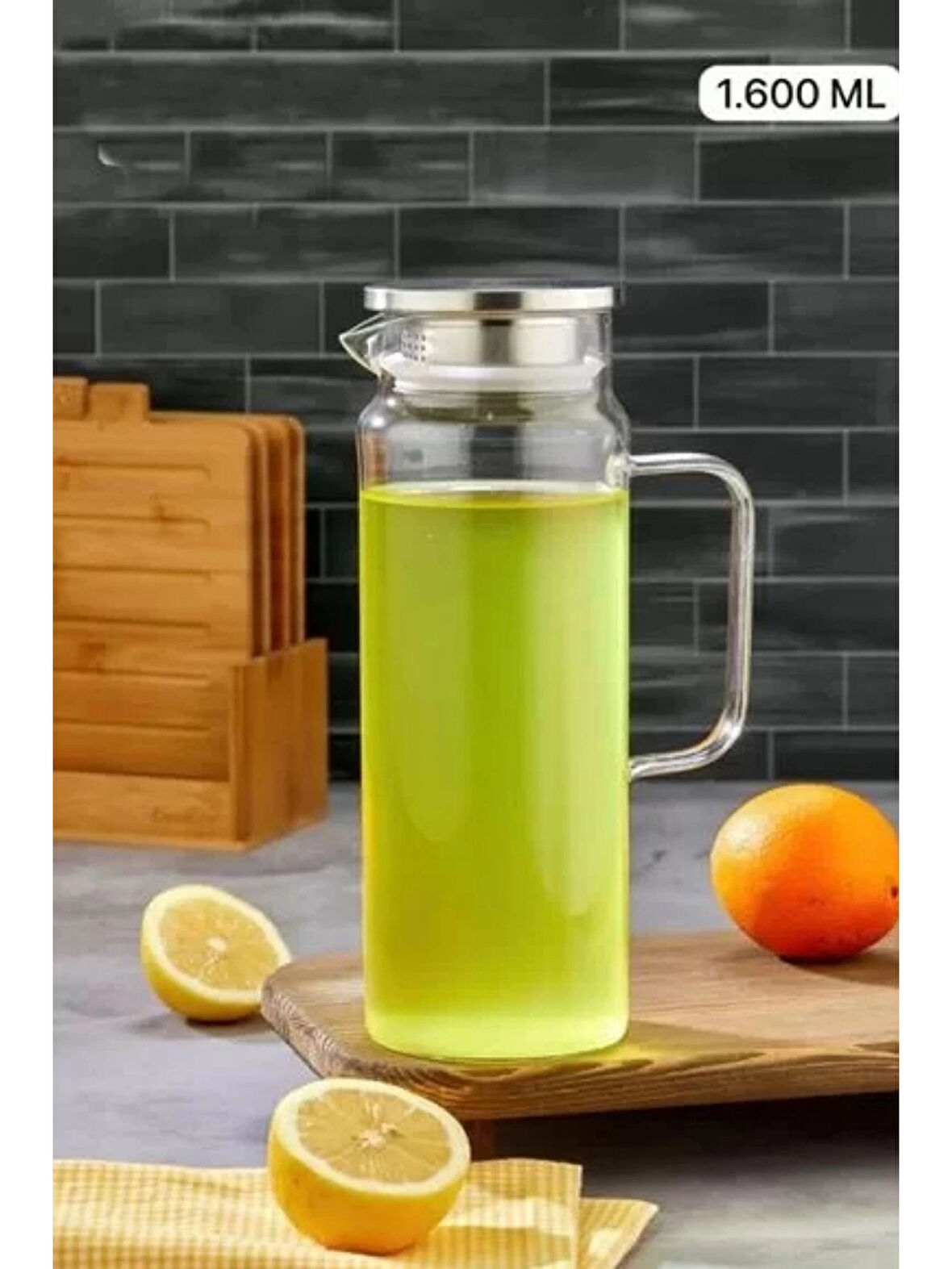 Cooker CKR3408 Borosilikat Cam Sürahi 1600 cc