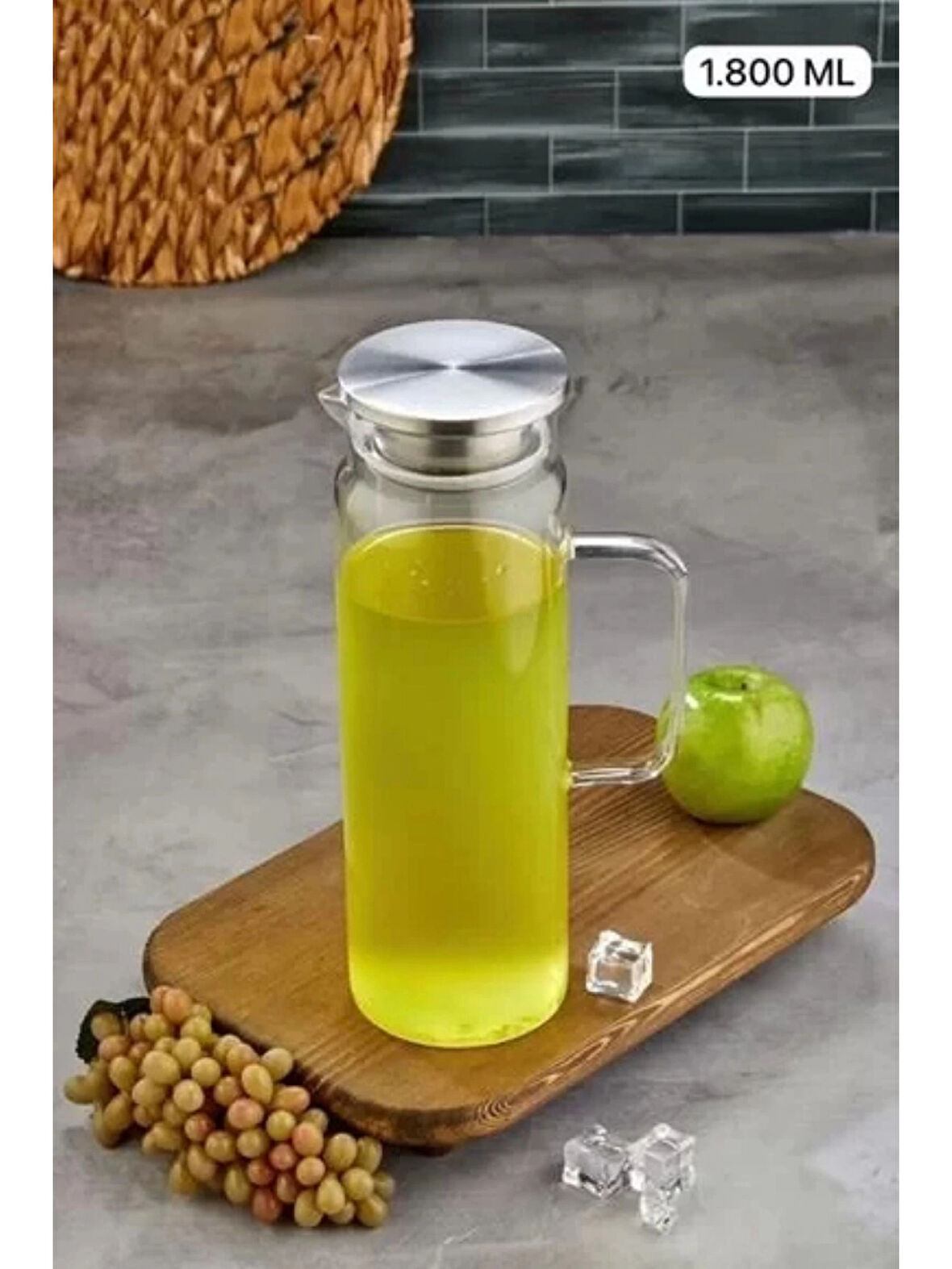 Cooker CKR3409 Borosilikat Cam Sürahi 1800 cc