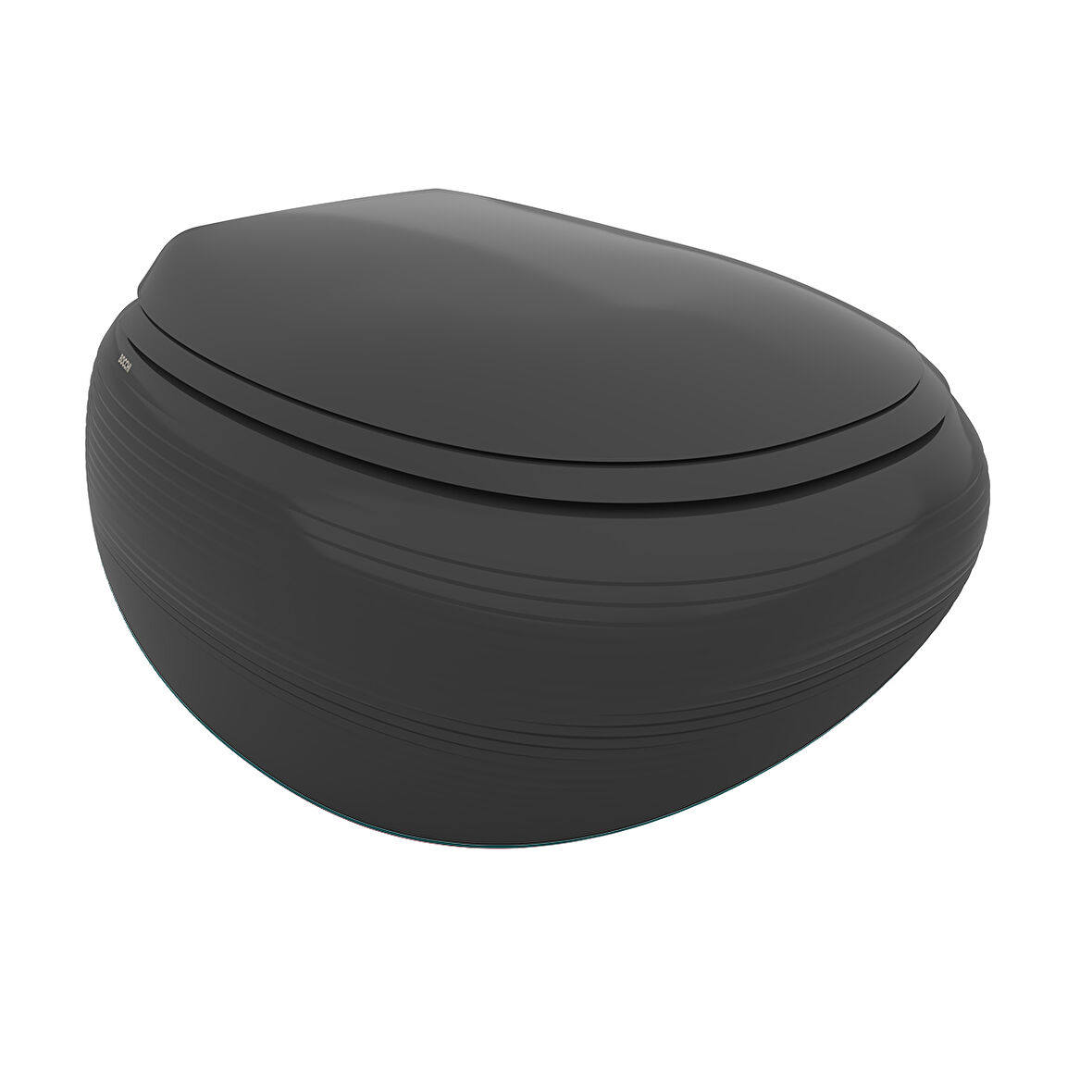 Bocchi Strata Asma Rimless Klozet Parlak Siyah Kapak Dahil 1412-005-0128