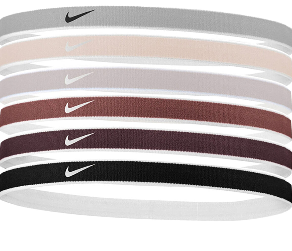 Nike Swoosh Sport Tipped Saç Bantları 6'lı Paket N.100.2021.137.OS