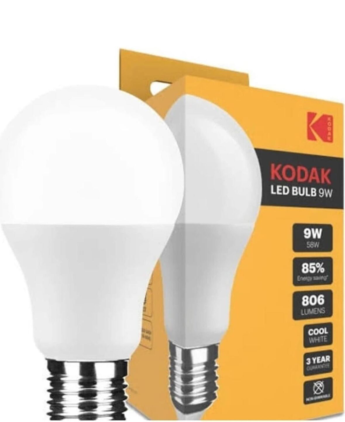 KODAK LED AMPUL 9W A60-E27 BEYAZ ISIK