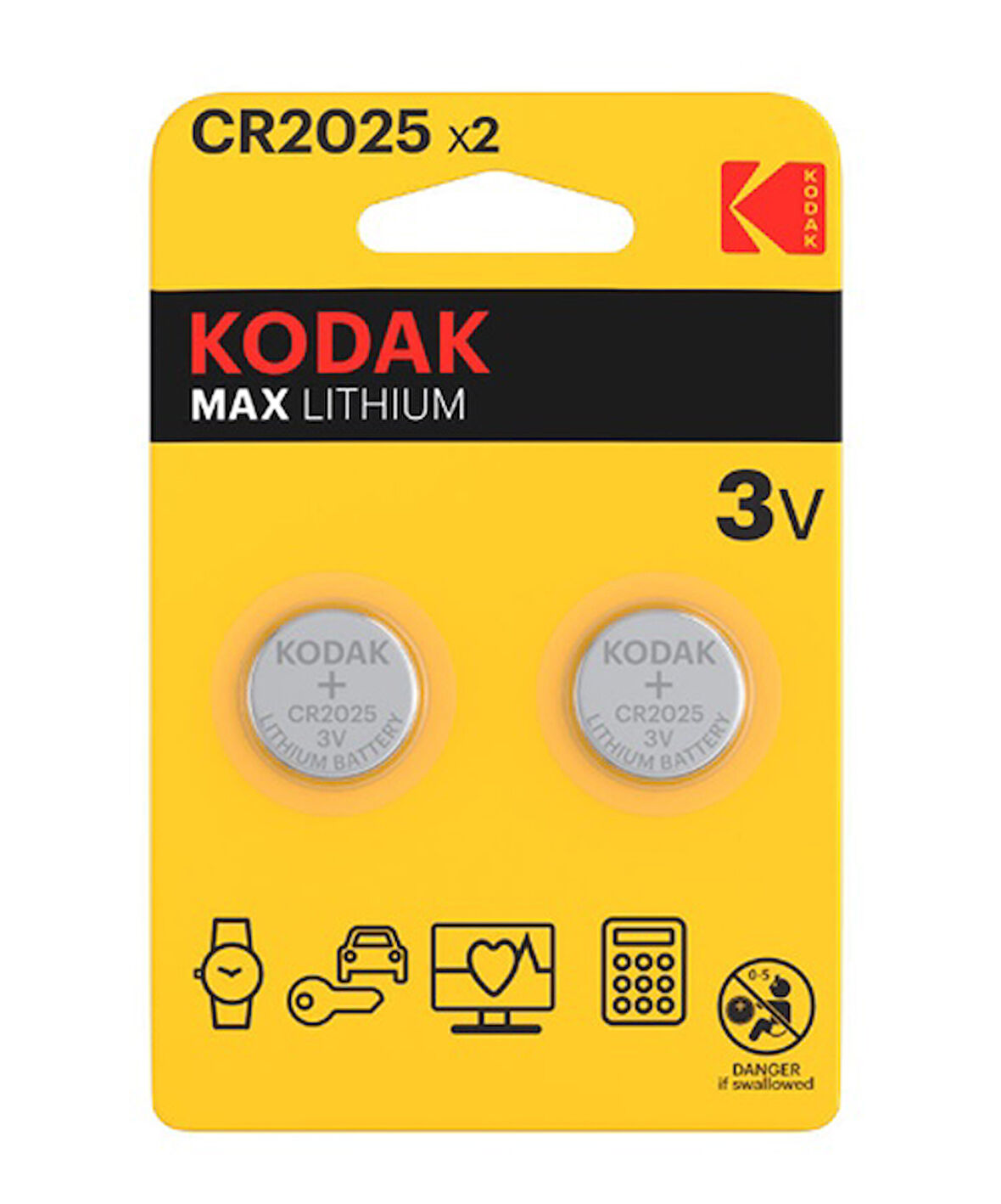 Kodak Para Pil Cr2025 2Li 3 adet