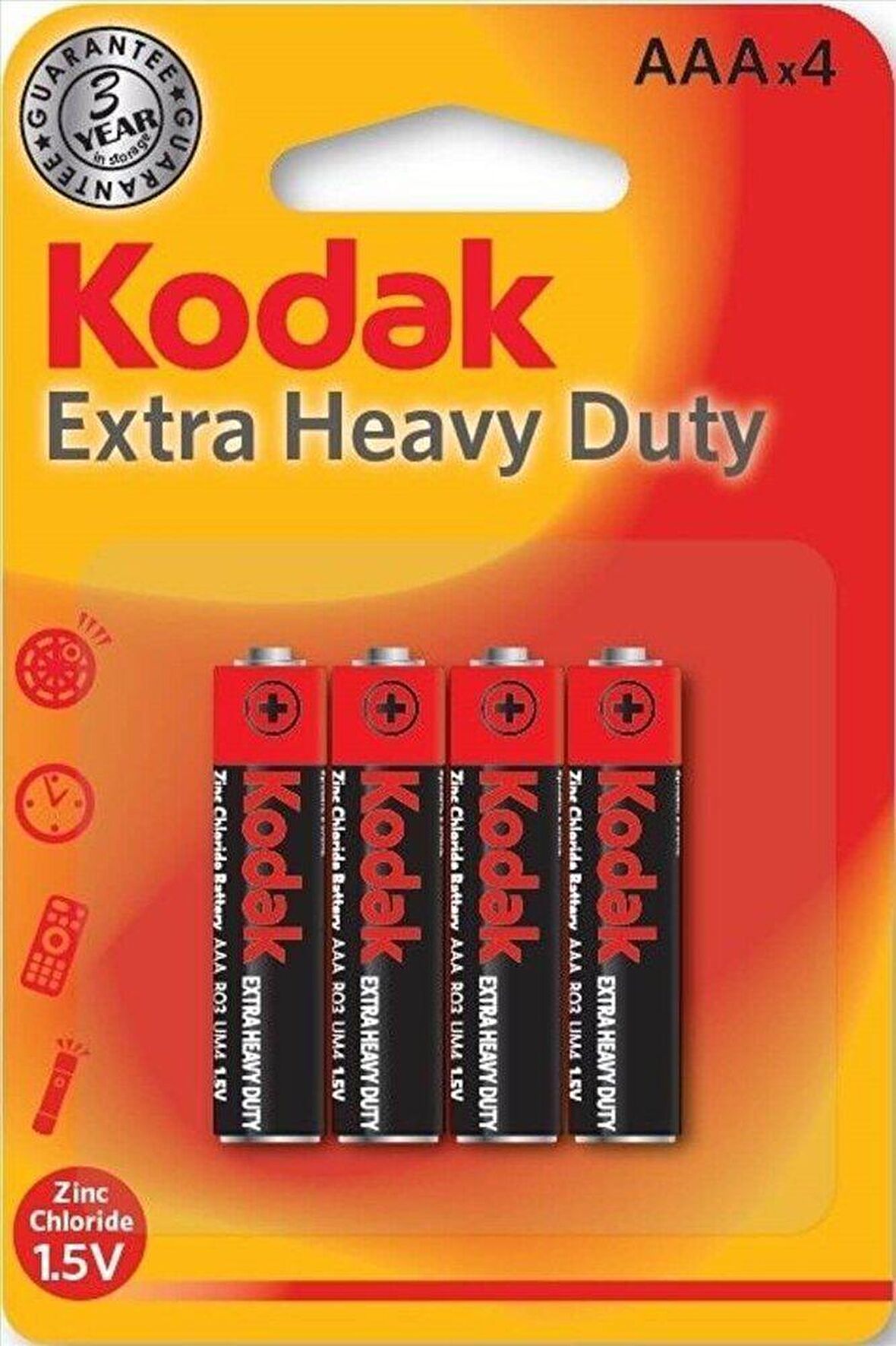 Kodak Pil Alkalin İnce 4'lü