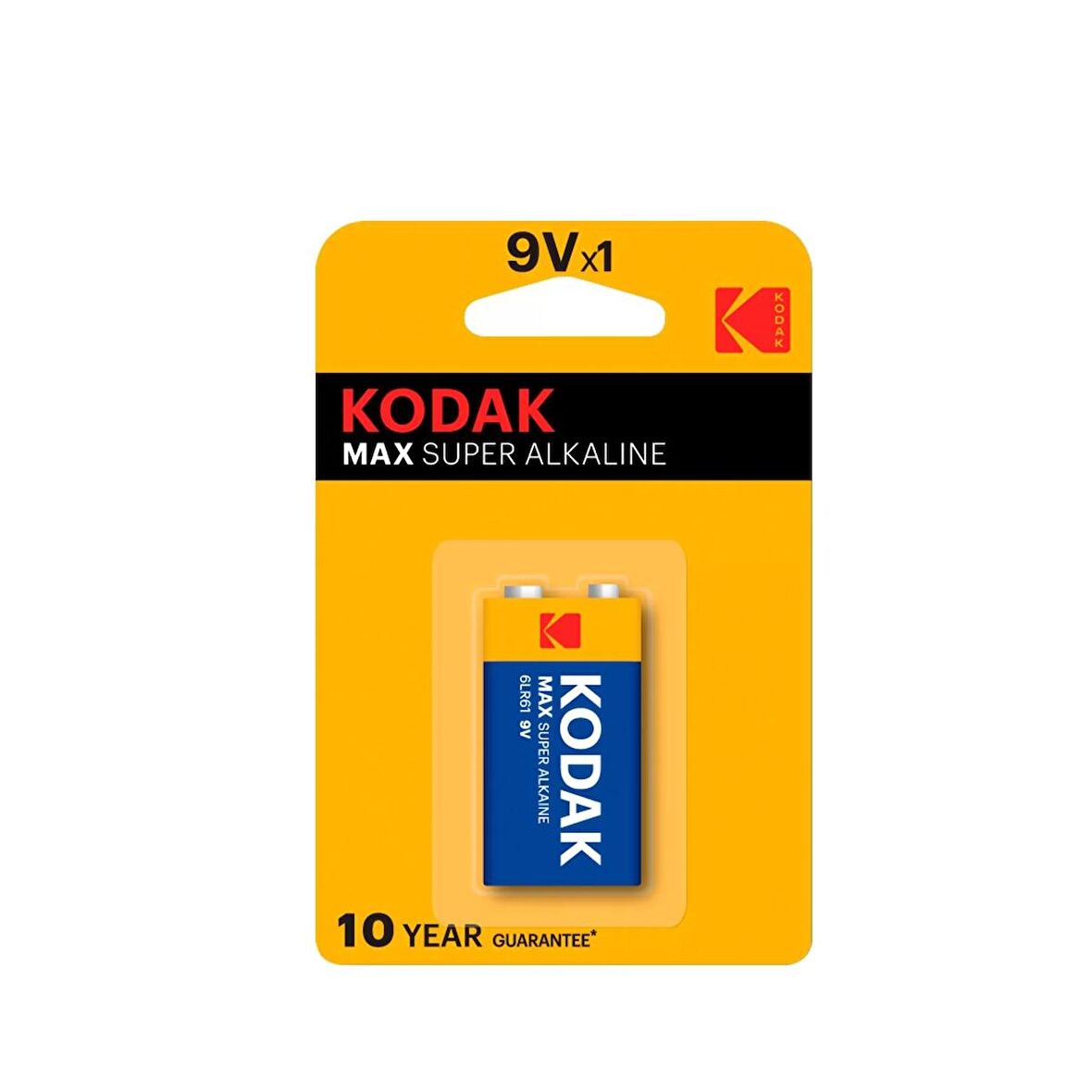 Kodak 1 Adet Max Alkalin 9 Volt Pil