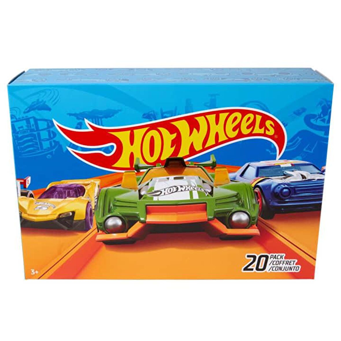 Hot Wheels 20 li 1:64 Ölçekli Araba Seti