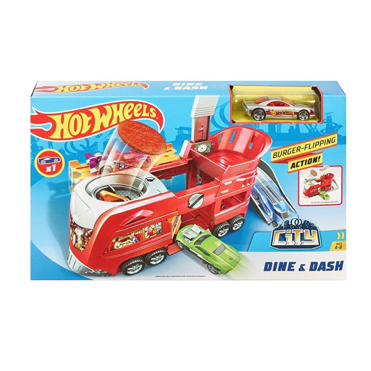 Hot Wheels Şehir Başlangıç Setleri - Dine & Dash F