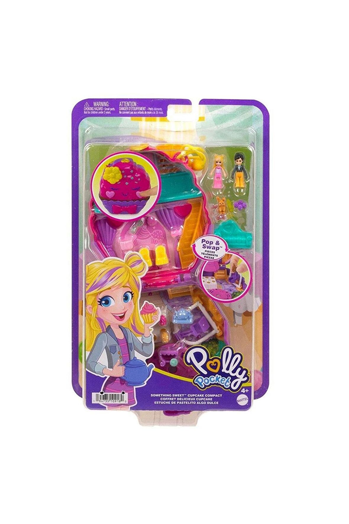 Mattel Polly Pocket ve Maceraları Micro Oyun Setleri Cupcake Compact Fry35-hkv31