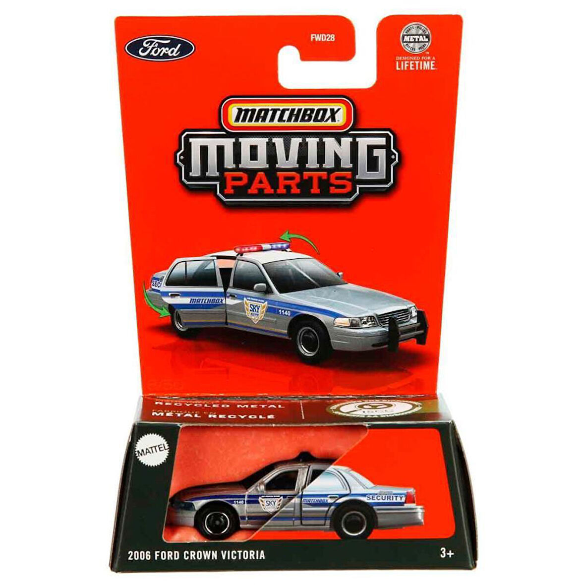 Matchbox 2025 1:64 Arabalar 2006 FORD CROWN VICTORIA JBW82