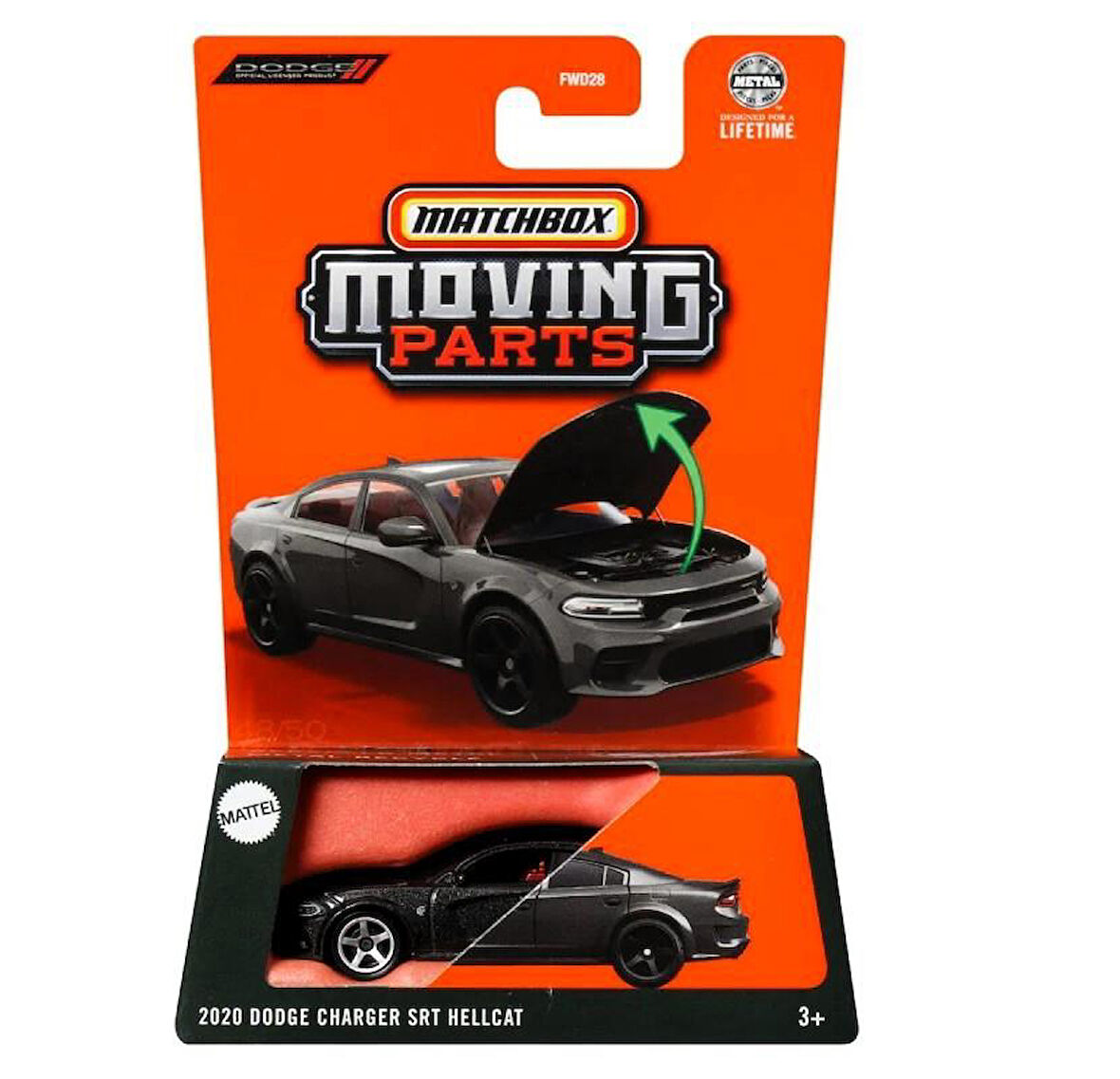 Matchbox 2025 1:64 Arabalar 2020 DODGE CHARGER SRT HELLCAT JBW83