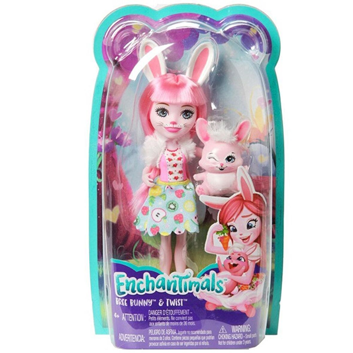 Mattel  Enchantimals Bebek Bree Bunny & Twist DVH87 FXM73 Lisanslı Ürün