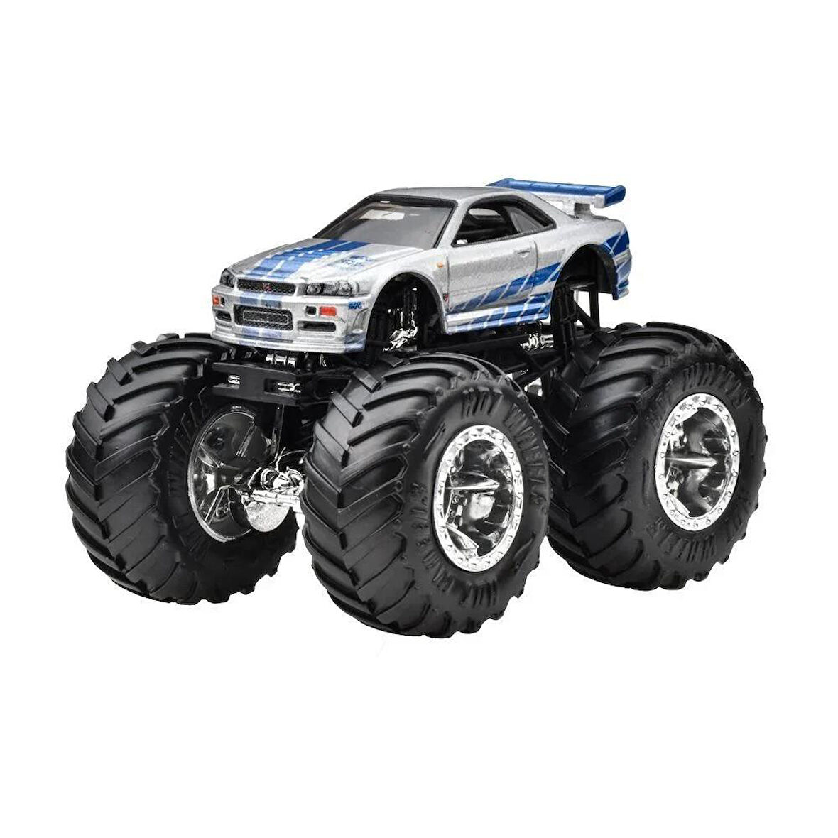 Hot Wheels Monster Trucks 1:64 Arabalar FAST FURİOUS NISSAN SKYLINE FYJ44-HWC72