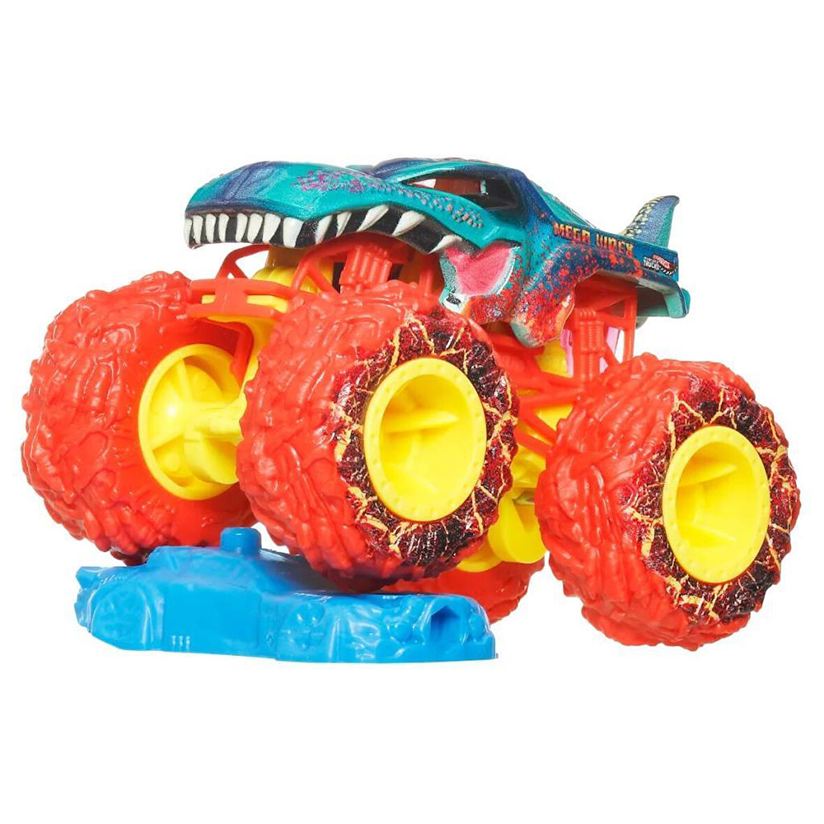 Hot Wheels Monster Trucks 1:64 Arabalar SHARKS vs DINOS MEGA WREX FYJ44-JCD87