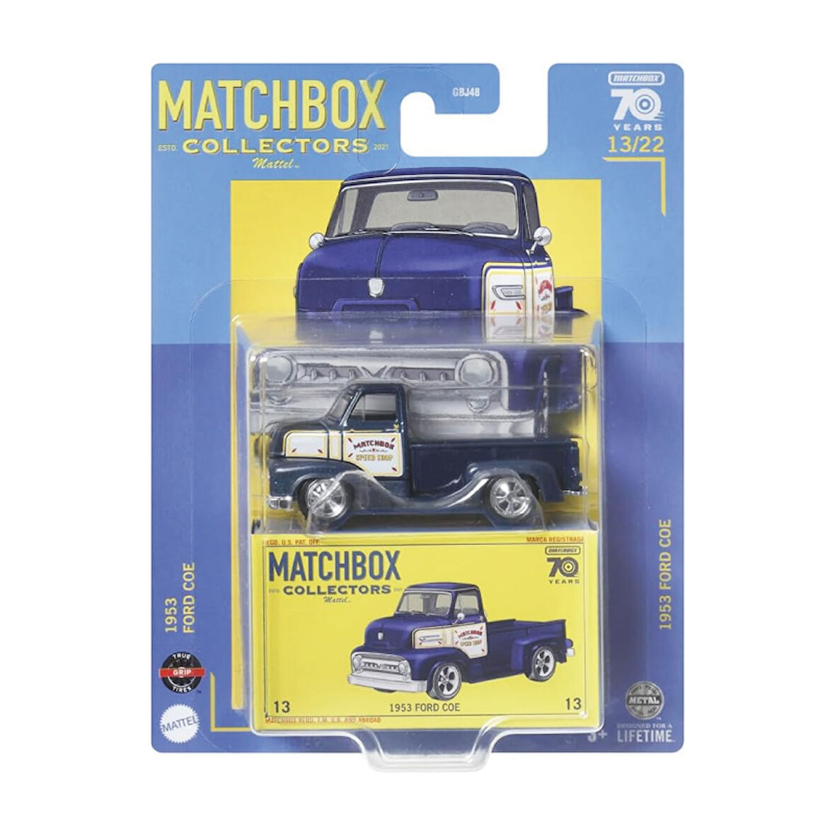 Matchbox 1/64 Ölçek Premium Araçlar HLJ55 1953 Ford Coe