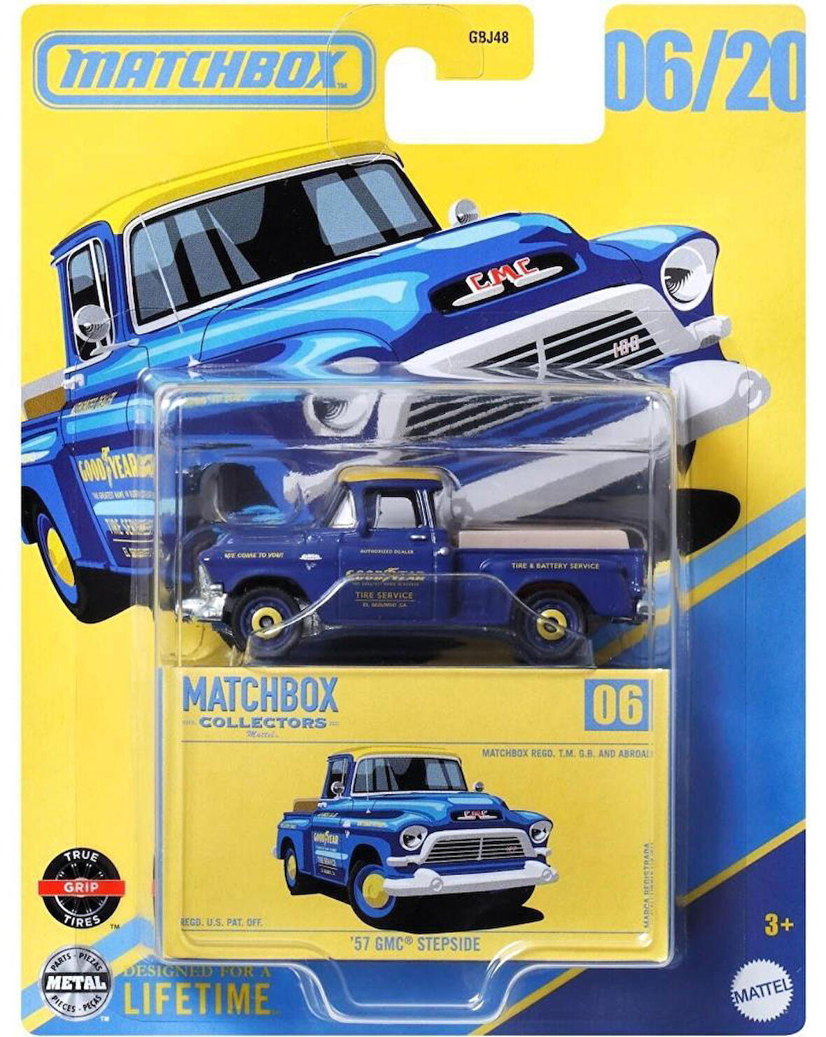 Matchbox Koleksiyon Araçlar 57 GMC STEPSIDE GBJ48 - JFK39 