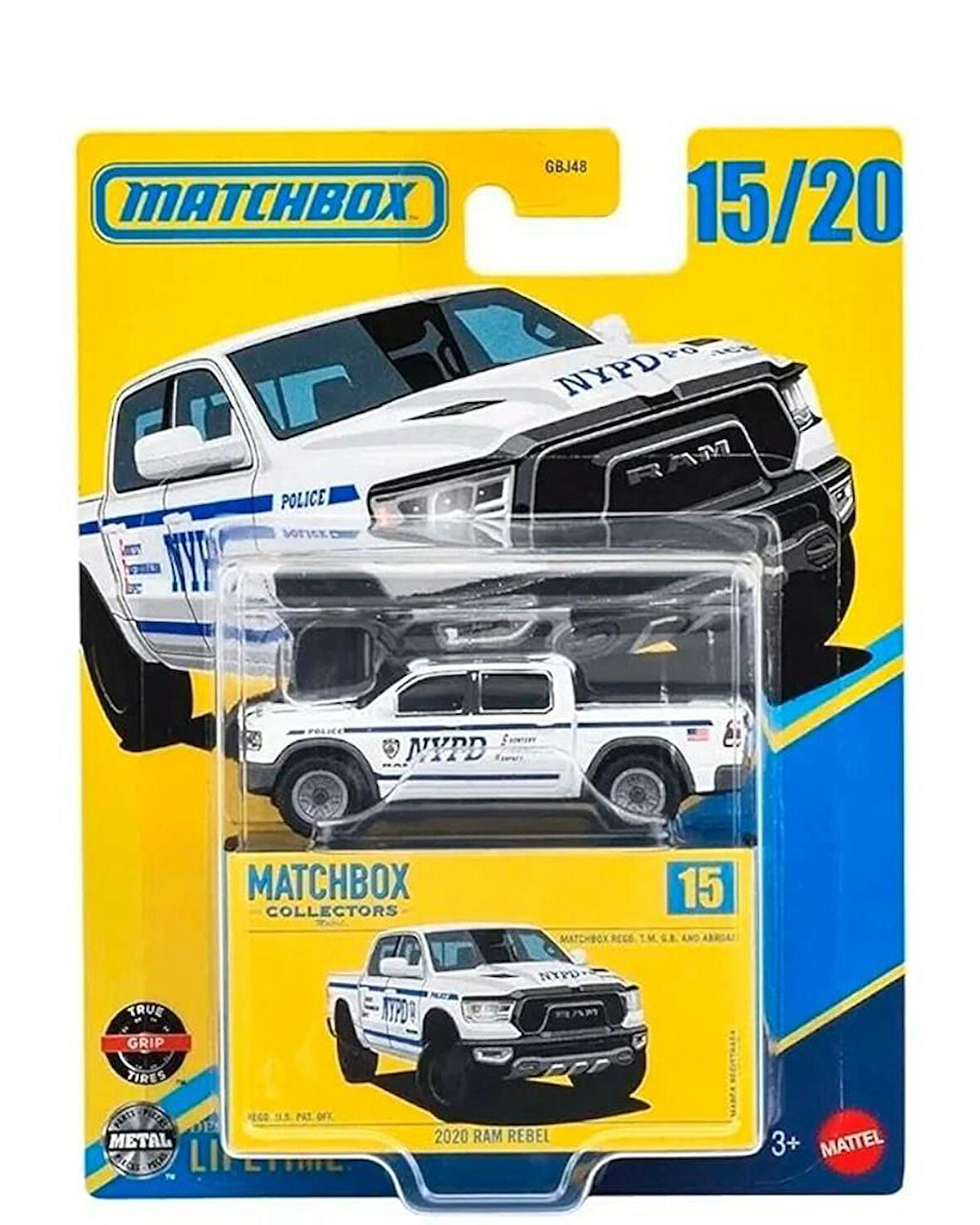 Matchbox Koleksiyon Araçlar 2020 RAM REBEL GBJ48 - JCL40