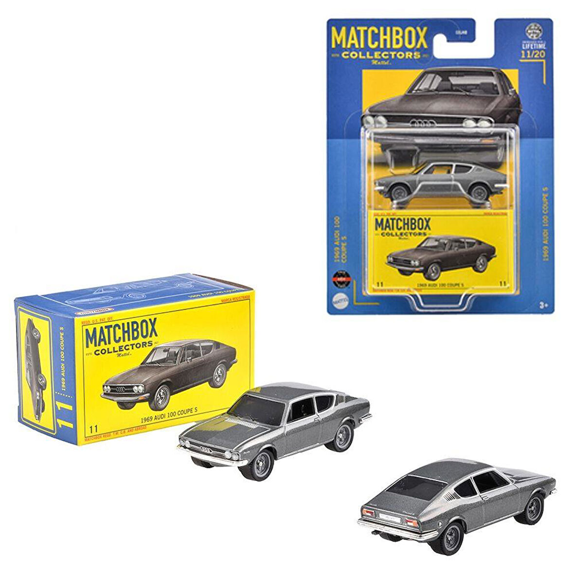 Matchbox Koleksiyon Araçlar GBJ48 - HVW06 1969 AUDI 100 COUPE S