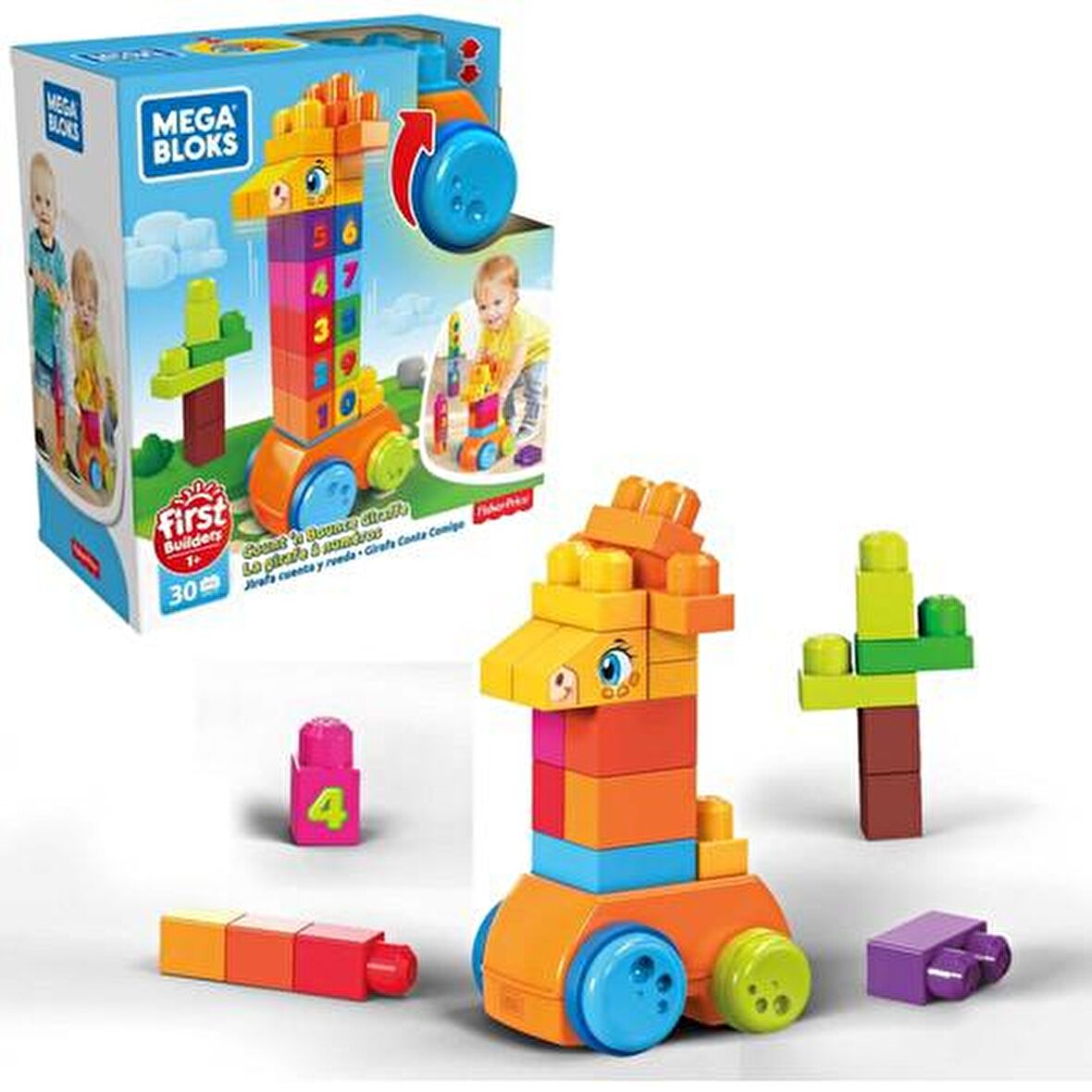 Mega Bloks Matematik Arkadaşı Zürafa